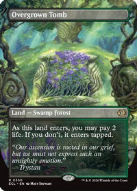 Overgrown Tomb (Borderless) -  (ECL-350) - Lorwyn Eclipsed