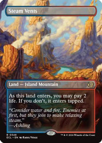 Steam Vents (Borderless) -  (ECL-348) - Lorwyn Eclipsed