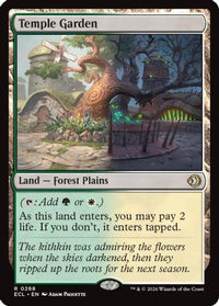 Temple Garden -  Foil (ECL-268) - Lorwyn Eclipsed