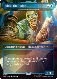 Eddie the Judge - Bruvac the Grandiloquent (Rainbow Foil) -  Foil (SLD-2181) - Secret Lair Drop Series