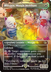 Stiltzkin, Moogle Merchant (Borderless) (Chocobo Track Foil) -  Foil (FIN-565) - FINAL FANTASY