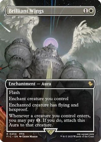 Brilliant Wings (Borderless) -  Foil (FIC-454) - Commander: FINAL FANTASY