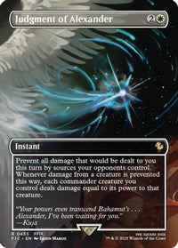 Judgment of Alexander (Borderless) -  Foil (FIC-455) - Commander: FINAL FANTASY