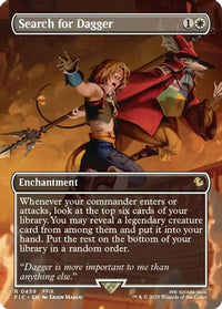Search for Dagger (Borderless) -  Foil (FIC-459) - Commander: FINAL FANTASY