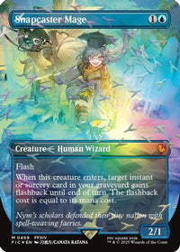 Snapcaster Mage (Borderless) (Chocobo Track Foil) -  Foil (FIC-469) - Commander: FINAL FANTASY