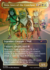 Voja, Jaws of the Conclave (Rainbow Foil) -  Foil (SLD-2284) - Secret Lair Drop Series