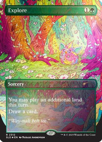 Explore (2312) (Rainbow Foil) -  Foil (SLD-2312) - Secret Lair Drop Series