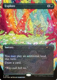 Explore (2327) (Confetti Foil) -  Foil (SLD-2327) - Secret Lair Drop Series
