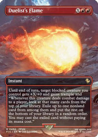 Duelist's Flame (Borderless) -  Foil (FIC-452) - Commander: FINAL FANTASY