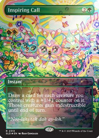 Inspiring Call (Rainbow Foil) -  Foil (SLD-2313) - Secret Lair Drop Series