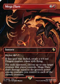 Mega Flare (Borderless) -  Foil (FIC-456) - Commander: FINAL FANTASY