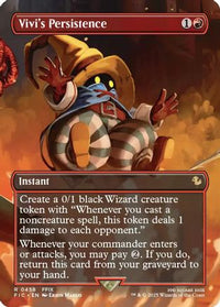 Vivi's Persistence (Borderless) -  Foil (FIC-458) - Commander: FINAL FANTASY