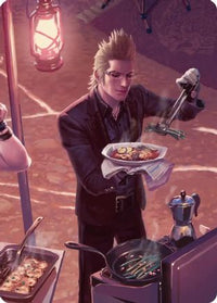Campsite Cuisine Scene Art Card -  (ASFIN-023) - Art Series: FINAL FANTASY