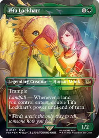 Tifa Lockhart (Borderless) (Chocobo Track Foil) -  Foil (FIN-567) - FINAL FANTASY