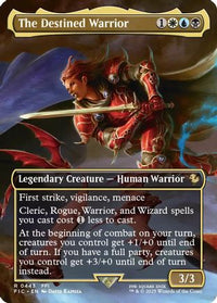 The Destined Warrior (Borderless) -  (FIC-443) - Commander: FINAL FANTASY
