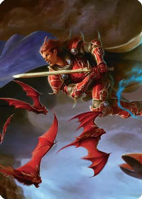 The Destined Warrior Scene Art Card -  (ASFIN-002) - Art Series: FINAL FANTASY