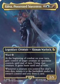 Edea, Possessed Sorceress (Borderless) -  Foil (FIC-448) - Commander: FINAL FANTASY