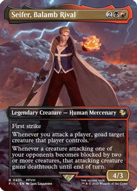 Seifer, Balamb Rival (Borderless) -  Foil (FIC-451) - Commander: FINAL FANTASY