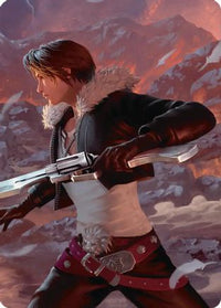 Squall, Gunblade Duelist Scene Art Card -  (ASFIN-012) - Art Series: FINAL FANTASY