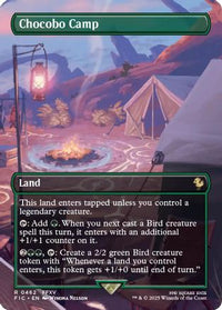 Chocobo Camp (Borderless) -  Foil (FIC-462) - Commander: FINAL FANTASY