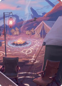 Chocobo Camp Scene Art Card -  (ASFIN-021) - Art Series: FINAL FANTASY