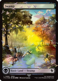 Swamp (Chocobo Track Foil) -  Foil (FIC-480) - Commander: FINAL FANTASY