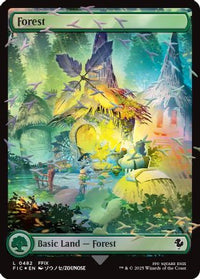 Forest (Chocobo Track Foil) -  Foil (FIC-482) - Commander: FINAL FANTASY