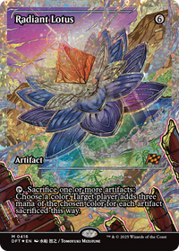 Radiant Lotus - : (Showcase) Foil (DFT-416) - Aetherdrift