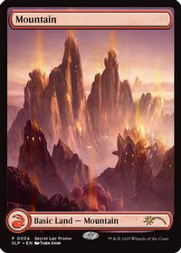 Mountain (0034) -  Foil (SLP-034) - Secret Lair Showdown