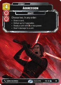 Aggression (126) - Sector and Regional Promos Season 1 Foil
