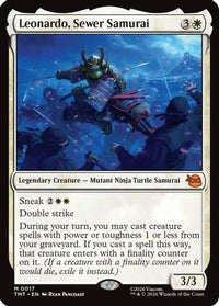Leonardo, Sewer Samurai -  (TMT-017) - Teenage Mutant Ninja Turtles