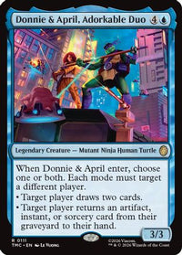 Donnie & April, Adorkable Duo -  (TMC-111) - Commander: Teenage Mutant Ninja Turtles