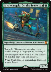Michelangelo, On the Scene -  (TMC-124) - Commander: Teenage Mutant Ninja Turtles
