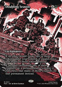 Doubling Season (Borderless) -  Foil (PZA-011) - Teenage Mutant Ninja Turtles Eternal-Legal