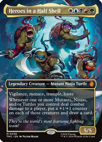 Heroes in a Half Shell (Borderless) -  Foil (TMT-006) - Teenage Mutant Ninja Turtles