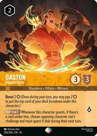Gaston - Frightful Bully (Epic) (206/204) Holofoil - Whispers in the Well
