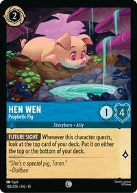 Hen Wen - Prophetic Pig (138/204) Cold Foil - Whispers in the Well