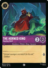 The Horned King - Heartless Devil (38/204) Cold Foil - Whispers in the Well