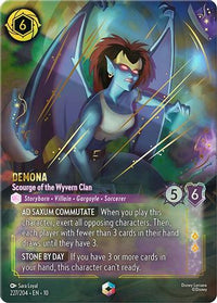 Demona - Scourge of the Wyvern Clan (Enchanted) (227/204) Holofoil - Whispers in the Well