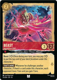 Beast - Aggressive Lord (113/204) Cold Foil - Whispers in the Well
