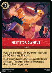 Next Stop, Olympus (129/204) Cold Foil - Whispers in the Well
