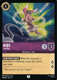 Nibs - Lost Boy (48/204) Cold Foil - Whispers in the Well