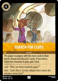 Search For Clues (26/204) Cold Foil - Whispers in the Well