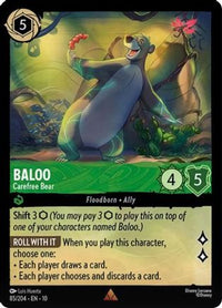 Baloo - Carefree Bear (85/204) Cold Foil - Whispers in the Well