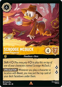 Scrooge McDuck - Cavern Prospector (18/204) Cold Foil - Whispers in the Well