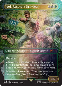 Joel, Resolute Survivor (Rainbow Foil) -  Foil (SLD-2198) - Secret Lair Drop Series