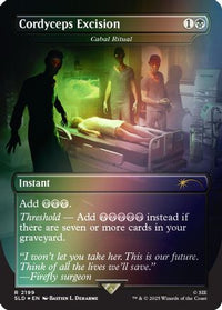 Cordyceps Excision - Cabal Ritual (Rainbow Foil) -  Foil (SLD-2199) - Secret Lair Drop Series