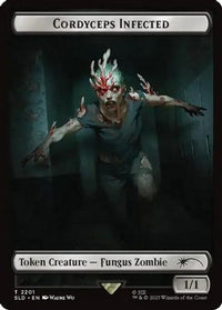 Cordyceps Infected Token (2201) -  (SLD-2201) - Secret Lair Drop Series
