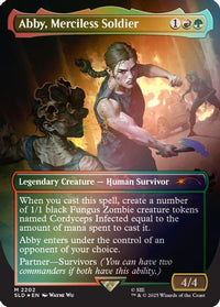 Abby, Merciless Soldier (Rainbow Foil) -  Foil (SLD-2202) - Secret Lair Drop Series