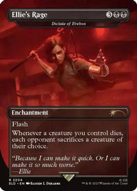 Ellie's Rage - Dictate of Erebos -  (SLD-2204) - Secret Lair Drop Series